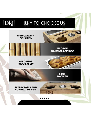 Bandeja Multifuncional DRJlegacy para Sofá con Soporte para Tazas