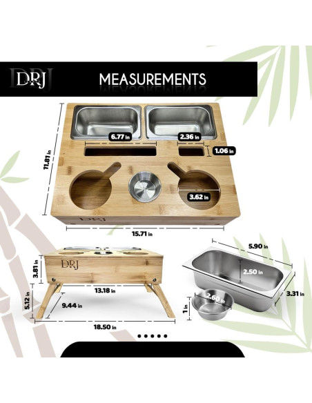 Bandeja Multifuncional DRJlegacy para Sofá con Soporte para Tazas