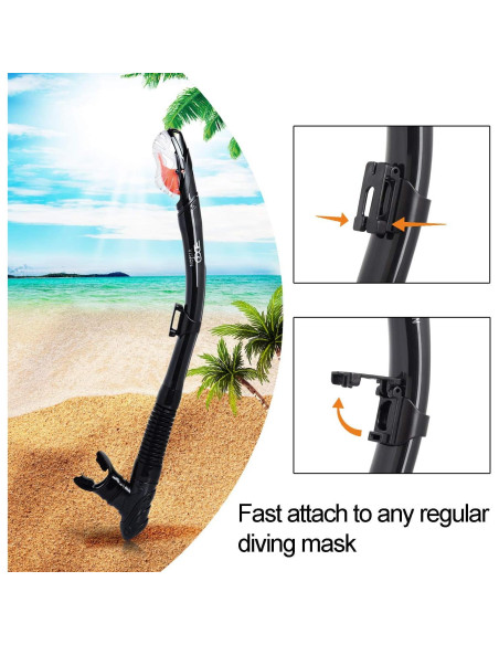 Conjunto de Snorkel EXP VISION EX4300T-PC-3w Antivaho