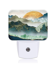 Luz Nocturna Enchufable Green Mountains con Sensor LED