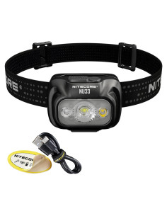 Linterna Frontal Nitecore NU33 700 Lúmenes Recargable USB-C