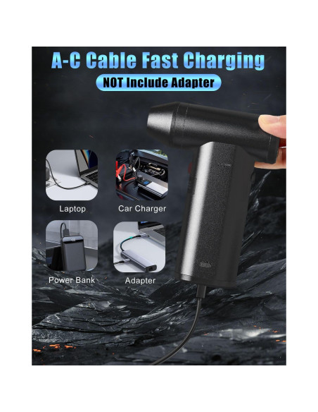 Soplador de Aire Eléctrico Birodeko 180000RPM 3 Velocidades