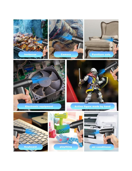 Soplador de Aire Eléctrico Birodeko 180000RPM 3 Velocidades