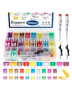 Kit de fusibles para automóvil Eoppen 304 piezas con extractor