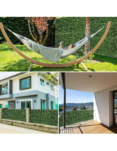 Pantalla de Privacidad Hiedra Artificial Tlsunny 2 Piezas 241x101cm 2