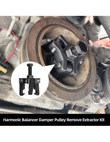 Extractor de Polea de Amortiguador DPTOOL 3 Garras Mejorado