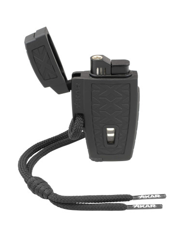 Encendedor Xikar Stratosphere II Jet Negro a Prueba de Viento