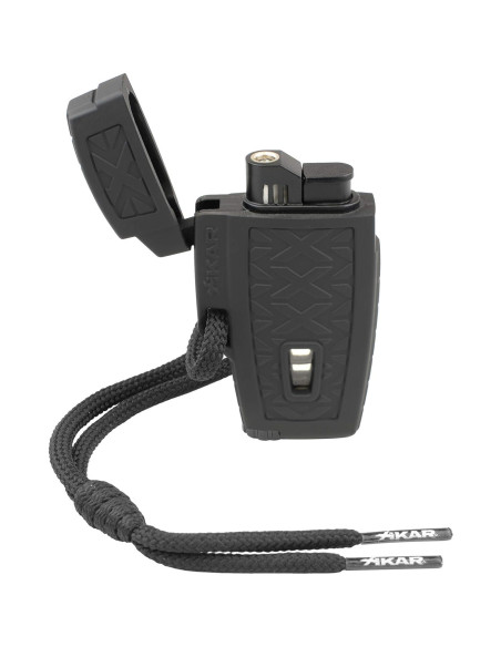 Encendedor Xikar Stratosphere II Jet Negro a Prueba de Viento