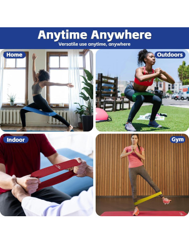 Bandas de Resistencia Coniflor RB-0001-3-RGB - Juego de 3