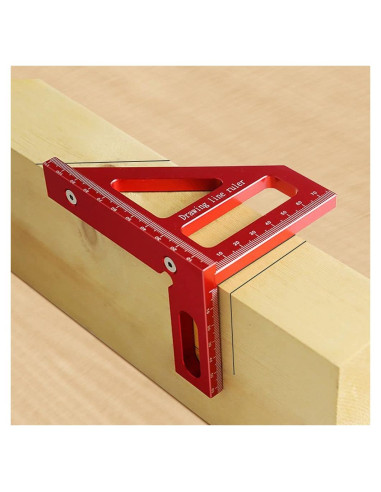 Regla de Medición Multi-Angulo KETIPED 11.1x8.5cm Aluminio