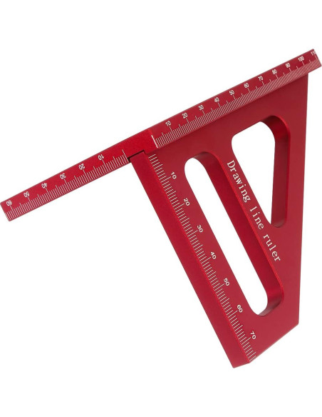 Regla de Medición Multi-Angulo KETIPED 11.1x8.5cm Aluminio