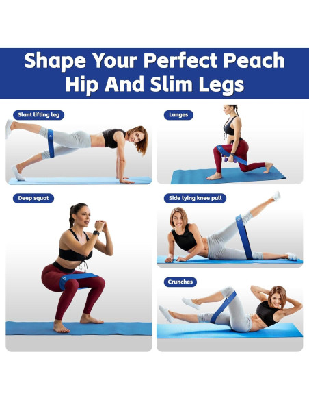 Bandas de Resistencia Coniflor RB-0001-3-RGB - Juego de 3