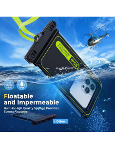 Funda Impermeable Flotante Humixx para Smartphone IP68 2
