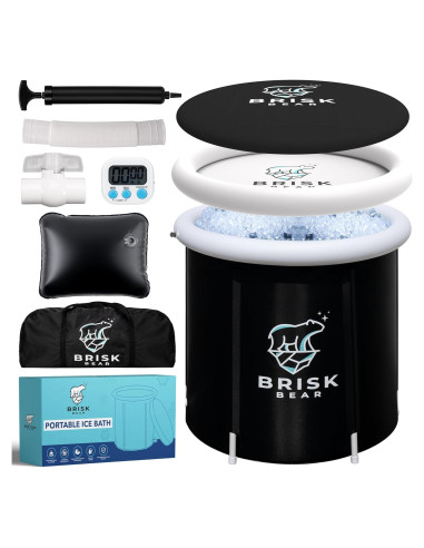 Tina de Baño de Hielo Brisk Bear Extra Grande 397L