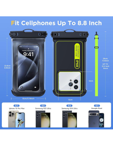 Funda Impermeable Flotante Humixx para Smartphone IP68