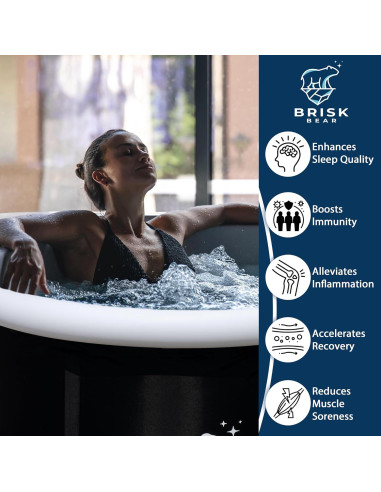 Tina de Baño de Hielo Brisk Bear Extra Grande 397L