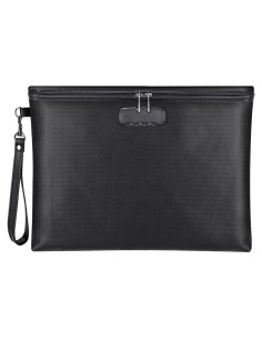 Bolsa de Documentos a Prueba de Fuego ZOOPIP A4 Negra