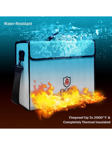 Bolsa de Documentos a Prueba de Fuego Cioey XL 40.64x12.7cm