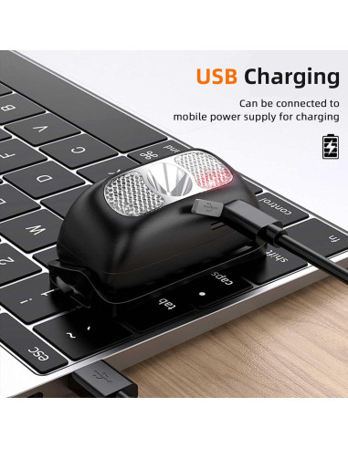 Linterna Frontal SuperFire HL06 1000 Lúmenes Recargable