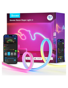 Luces de Neón LED Govee H61D5, 5m, RGBIC, Control Inteligente