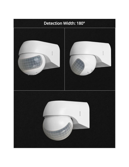 Interruptor de Luz QWORK con Sensor PIR 110-220V 2 Pzas