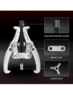 Juego de Extractores BIG RED 3 Piezas Garras Reversibles 2