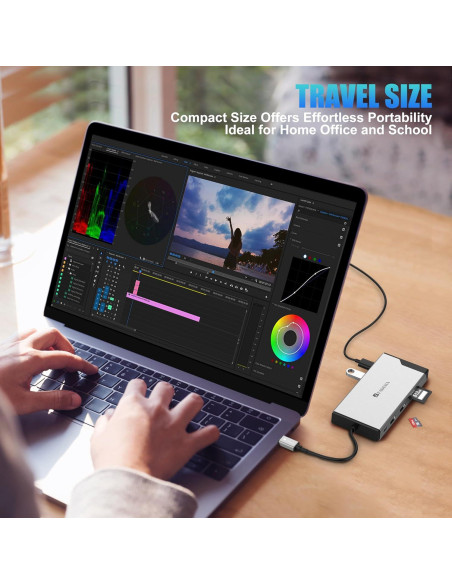 Adaptador Displaylink BFADEHA DV3 Triple Monitor HDMI USB C