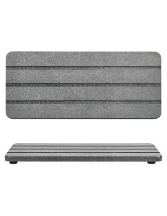 Bandeja de Baño Temoyj de Diatomita Gris 23x10 cm