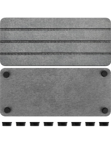 Bandeja de Baño Temoyj de Diatomita Gris 23x10 cm