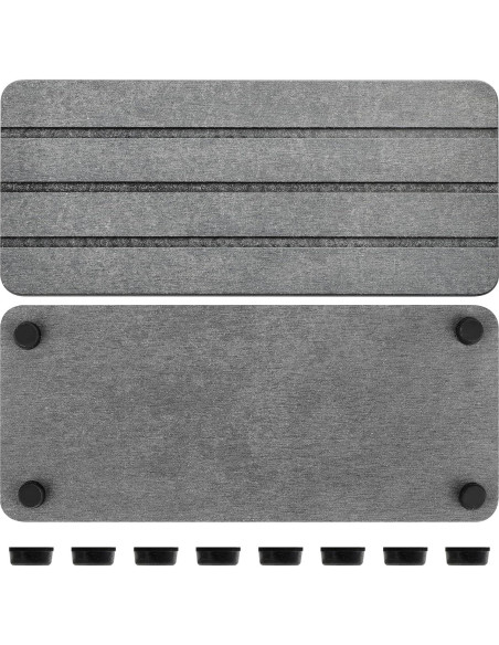 Bandeja de Baño Temoyj de Diatomita Gris 23x10 cm