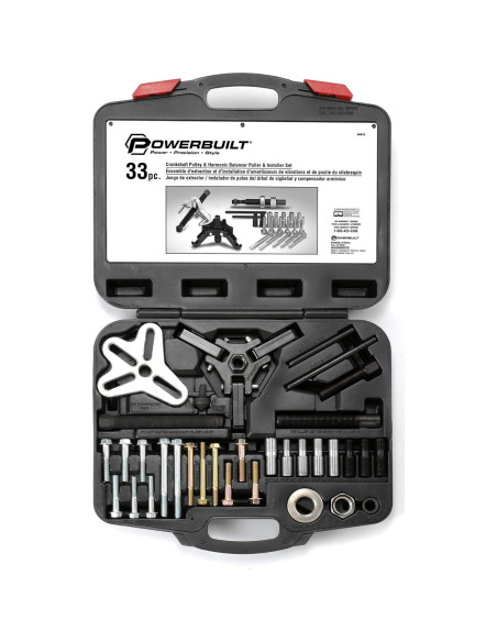 Kit de Herramientas Powerbuilt 33 Piezas Balancines Armónicos