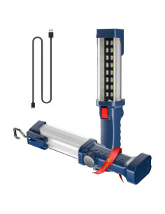 Luz de trabajo LED WARSUN 30W 1200 lúmenes recargable