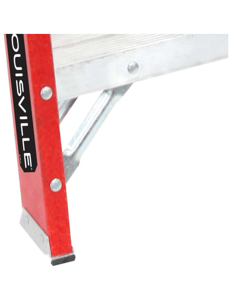 Escalera de Fibra de Vidrio Louisville 2 Pies 136 kg Industrial