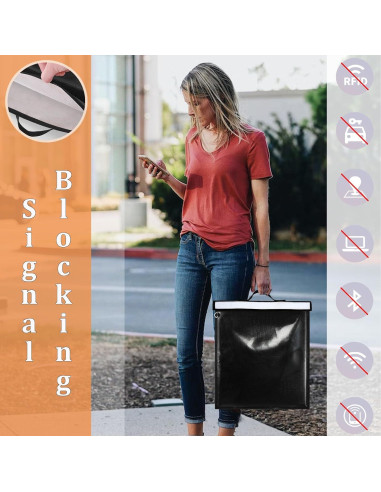 Bolsas Faraday Opastry 5 Piezas para Laptops y Teléfonos