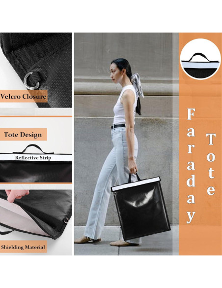 Bolsas Faraday Opastry 5 Piezas para Laptops y Teléfonos Bolsas Faraday Opastry 5 Piezas para Laptops y Teléfonos