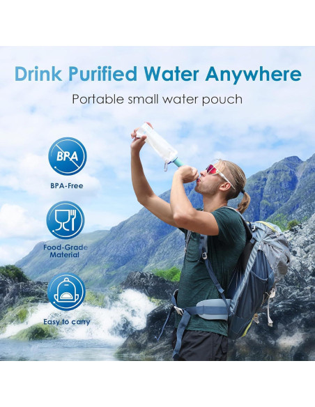 Filtro de Agua Gravity Waterdrop 5,300 L, Purificador Azul