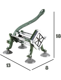 Cortador de Papas Fritas Mix.Home 6 Cuñas Acero Inoxidable 2