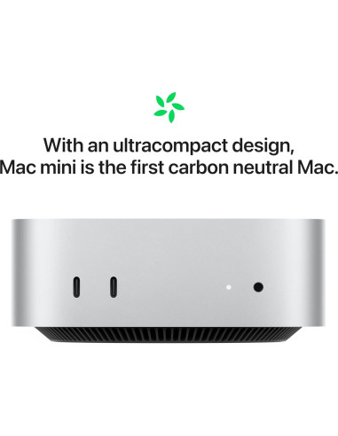Apple Mac Mini 2024 con chip M4, 16GB RAM, 256GB SSD