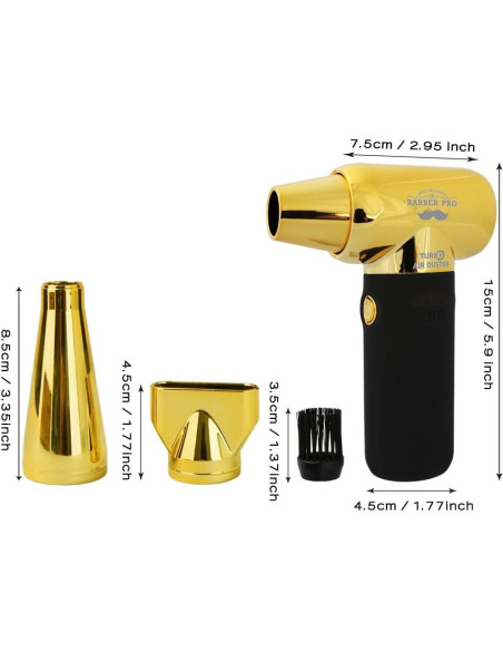 Soplador de Aire Comprimido MEN'S GROOMING CADEE-011 3 Velocidades Soplador de Aire Comprimido MEN'S GROOMING CADEE-011 3 Velocidades