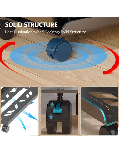 Soporte de Torre de Computadora HV HORI-VERTI Ajustable