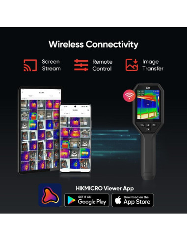 Cámara Termográfica HIKMICRO B20 2MP WiFi 256x192