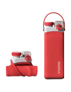 Botella de Agua Plegable SOUMAA 600ml Silicona BPA Libre