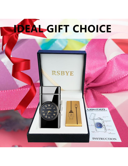 Encendedor Eléctrico USB RSBYE Doble Arco Resistente al Viento