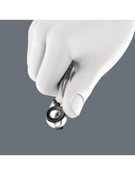 Carraca Wera 8008 A Mini 3 Cuadrada 1/4" 87mm