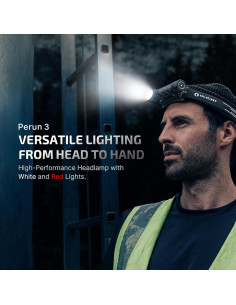 Linterna Frontal OLIGHT Perun 3 Recargable 3000 Lúmenes 2