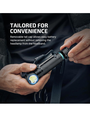 Linterna Frontal OLIGHT Perun 3 Recargable 3000 Lúmenes