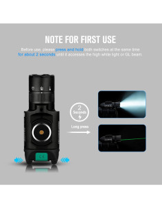 Linterna Táctica OLIGHT Baldr Pro R 1350 Lúmenes USB 2