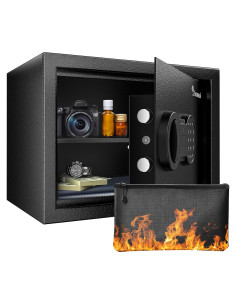 Caja Fuerte Bonsaii SF002 Pro Ignífuga 25x35x25cm