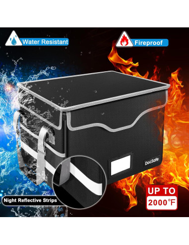 Caja de Documentos a Prueba de Fuego DocSafe 35L con Cerradura