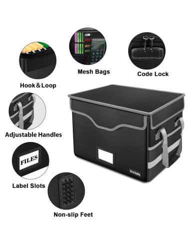 Caja de Documentos a Prueba de Fuego DocSafe 35L con Cerradura